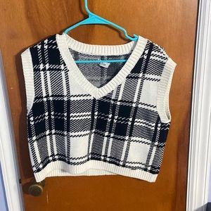 plaid vest
